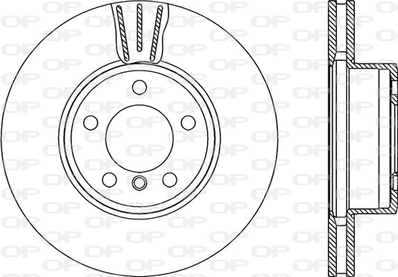 OPEN PARTS Тормозной диск BDR2196.20